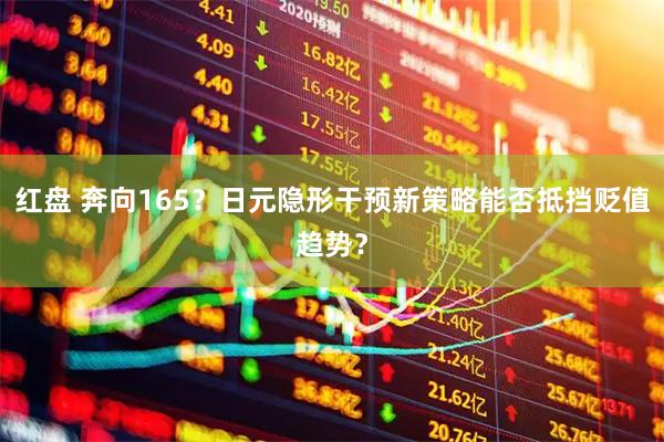 红盘 奔向165？日元隐形干预新策略能否抵挡贬值趋势？